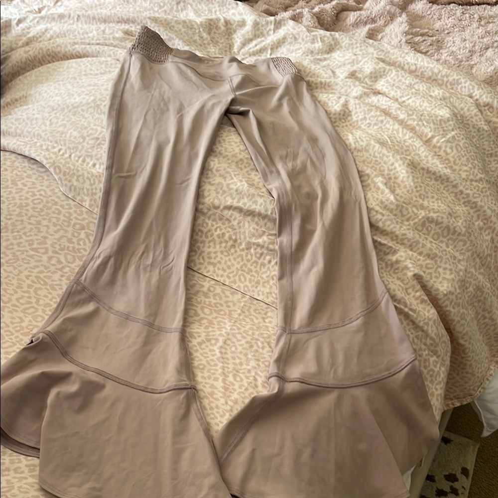 Tan Flared Leggings free people
